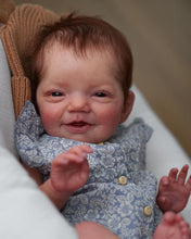 Cargar imagen en el visor de la galería, 20 Inch Lifelike Reborn Baby Dolls Girl Charlie Full Body Adorable Newborn Dolls Cuddly Toddler Realistic Baby Dolls Girl Gift