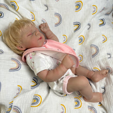 Load image into Gallery viewer, 18 Inch Lifelike Sleeping Realistic Newborn Baby Dolls Silicone Full Body Real Lovely Reborn Baby Doll Girl Birthday Xmas Gift for Kids Age 3+