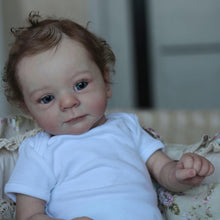 Cargar imagen en el visor de la galería, 19 Inch Reborn Baby Dolls Girl Real Life Cloth Body Baby Dolls Realistic Newborn Toddler Doll Named Felicia