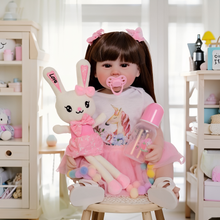 Load image into Gallery viewer, Reborn baby dolls Nova Handcrafted Reborn Ultra-Realistic Newborn Collector's Art Handmade weighted reborn doll for grief therapy Magnetic Pacifier