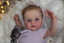 Load image into Gallery viewer, 19 inch Adorable Lifelike Reborn Baby Doll Girl Realistic Soft Silicone Newborn Baby Dolls Girl Cuddly Toddler Baby Dolls Gift