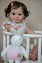 Load image into Gallery viewer, 24 Inch Adorable Real Life Newborn Baby Dolls Lifelike Cuddly Reborn Baby Doll Maddie Realistic Baby Doll Girl Gift