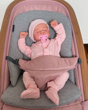 Carica l'immagine nel visualizzatore di Gallery, PINKY REBORN Pascale 19-Inch Reborn Baby Doll | Hand-Painted Head, Closed Eyes | Choose Soft Body or Full Vinyl Girl | Pink Footed Sleeper & Bonnet Gift Set