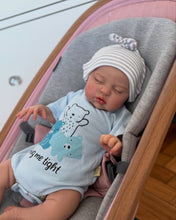 Load image into Gallery viewer, Pinky Reborn 20" Cute Sleeping Reborn Baby Doll Closed Eyes Soft Body Outfit and Pacifier