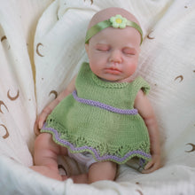 Load image into Gallery viewer, 12inch Mouth Can Open Super Soft Solid Platinum silicone Flexible Elastic LifelikePremie Baby Reborn Loulou Doll