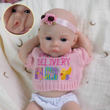 Load image into Gallery viewer, 12 Inch Full Silicone Reborn Baby Doll with Open Mouth & Tongue