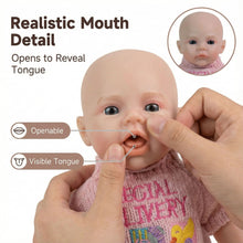 Load image into Gallery viewer, 12 Inch Full Silicone Reborn Baby Doll with Open Mouth & Tongue