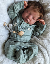 Load image into Gallery viewer, 19inch Lifelike Cuddly Reborn Baby Dolls Levi Realistic Sleeping Lovely Reborn Baby Dolls Adorable Newborn Baby Dolls Gift for Kids