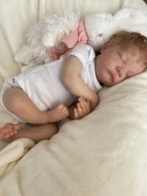Cargar imagen en el visor de la galería, 19inch Lifelike Lovely Reborn Baby Dolls Levi Realistic Cuddly Sleeping Reborn Baby Dolls Adorable Newborn Baby Dolls Gift for Kids