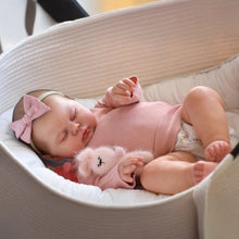 Load image into Gallery viewer, Pinky Reborn 19 inch Reborn Baby Doll Painted Hair Soft Cloth Body Vinyl Limbs Fake Babydoll Birthday Gifts For Kids