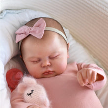 Load image into Gallery viewer, Pinky Reborn 19 inch Reborn Baby Doll Painted Hair Soft Cloth Body Vinyl Limbs Fake Babydoll Birthday Gifts For Kids