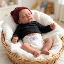 Load image into Gallery viewer, Serene Sleeping 18-Inch Silicone Reborn Doll | Lifelike Baby with Cozy Outfit & Diaper