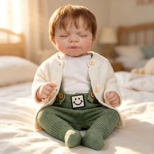 Laden Sie das Bild in den Galerie-Viewer, Adorable 18" Sleeping Reborn Baby Doll - 3 Cute Styles, 1.2kg Lifelike Weight, Full Newborn Set Included, Perfect Cuddle Companion & Gift