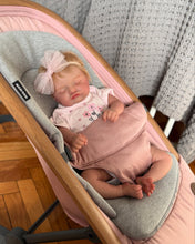 Carica l'immagine nel visualizzatore di Gallery, Rosalie 20-Inch Reborn Baby Doll Gift Set Choose Full Vinyl Girl or Soft Body Rooted Blonde Hair, Closed Eyes Includes Pacifier, Bottle & Birth Certificate 1.2KG Realistic Weight