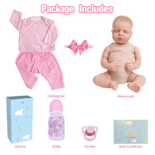 Load image into Gallery viewer, 20-inch Lifelike Reborn Baby Doll - Realistic Silicone Newborn Toddler Toy for Ages 3+