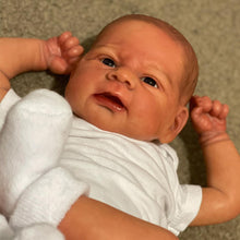 Load image into Gallery viewer, 17 Inch Realistic Reborn Baby Dolls HandMade Lifelike Silicone Baby Doll Adorable Baby Doll Girl Gift for Kids 3+