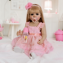 Load image into Gallery viewer, Betty 22 Inch Pink Barbie Princess Doll Collectible Adorable Newborn Baby Doll Beautiful Toddler Lifelike Reborn Girl Full Vinyl Body Doll