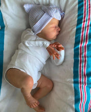 Cargar imagen en el visor de la galería, 19 Inch Cuddly Sleeping Newborn Baby Dolls Lifelike Reborn Baby Doll Girl Birthday Xmas Gift for Kids Age 3+