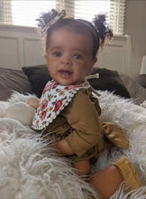 Load image into Gallery viewer, 24 Inch Lifelike Reborn Toddler Realistic Newborn Baby Dolls Girl Black Skin African American Adorable Baby Dolls Girl Gift