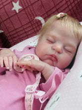 Load image into Gallery viewer, 20 Inch Realistic Newborn Baby Dolls Girl Real Life Reborn Toddler Sleeping Lovely Newborn Baby Doll Birthday Gift for Kids