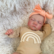 Загрузить изображение в средство просмотра галереи, Pinky Reborn Real Life Reborn Baby Dolls 19 inch Sleeping Closed Eyes Full Limbs Vinyl Cloth Body Present Box