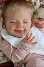 Load image into Gallery viewer, 19 Inch Lovely Realistic Newborn Baby Dolls Silicone Full Body Lifelike Cuddler Reborn Baby Doll Girl Birthday Xmas Gift for Kids Age 3+