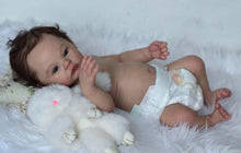 画像をギャラリービューアに読み込む, Realistic Reborn Baby Doll Handmade Realistic Soft Silicone Full Body Newborn Baby Dolls Girl / Boy