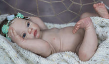 Load image into Gallery viewer, 18 Inch Lovely Cuddly Reborn Baby Dolls Girls Full Body Vinyl Silicone Lifelike Reborn Baby Doll Realistic Newborn Toddler Baby Dolls