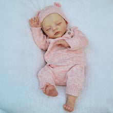 Carica l'immagine nel visualizzatore di Gallery, Pinky Reborn 19" Soft Body Twin Dolls in Gift Box Hand-Painted Reborn Twin Baby Dolls Set