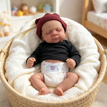 Load image into Gallery viewer, Serene Sleeping 18-Inch Silicone Reborn Doll | Lifelike Baby with Cozy Outfit & Diaper