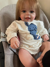 Load image into Gallery viewer, Real Life Newborn Babies Realistic Reborn Toddler Doll Girl 24 Inch Weighted Cloth Body 24 Inch Silicone Reborn Baby Doll