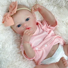 Cargar imagen en el visor de la galería, 19 Inch Handmade Realistic Reborn Baby Dolls Girl Lifelike Silicone Baby Doll Handmade Real Life Baby Doll
