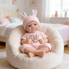 Load image into Gallery viewer, Pinky Reborn 12 Inch 30 cm Silicone Full Body Baby Girl,Silicone Baby Doll - Platinum Silicone Weighted Realistic Newborn Lifelike Preemie Doll Gift Collectors & Kids Age 3+
