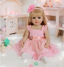 Load image into Gallery viewer, Betty 22 Inch Pink Barbie Princess Doll Collectible Adorable Newborn Baby Doll Beautiful Toddler Lifelike Reborn Girl Full Vinyl Body Doll