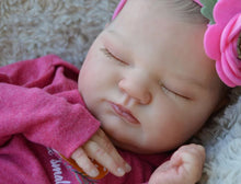 Load image into Gallery viewer, 20 Inch Sleeping Adorable Newborn Baby Doll Girl Realistic Lifelike Reborn Baby Doll Birthday Gift for Kids