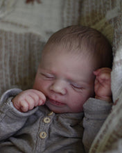 Load image into Gallery viewer, 18 Inch Sleeping  Lifelike Realistic Newborn Baby Dolls Silicone Full Body Lovely Reborn Baby Doll Girl Birthday Xmas Gift for Kids Age 3+