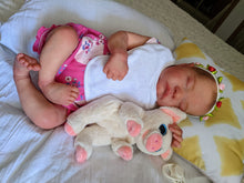 Cargar imagen en el visor de la galería, Handmade Reborn Baby Dolls Levi Sleeping Baby Doll Soft Silicone Lifelike Neborn Babies 18 Inch Baby Doll