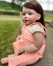 Load image into Gallery viewer, 28 Inch 80cm Lovely Toddler Girl Reborn Doll Adorable Newborn Baby Doll Cloth Body Cuddly Baby Doll Girl Gift