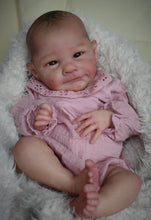 Load image into Gallery viewer, 19 Inch Lifelike Lovely Reborn Baby Dolls Girls Ava Cloth Body Cuddly Reborn Baby Doll Realistic Newborn Toddler Baby Dolls Gift