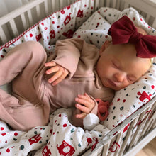 Load image into Gallery viewer, Rebrorn Baby Doll With 3D-painting Skin And Visible Veins Realistic Asleep Laura Soft Silicone Newborn Bebe Doll Toy For Girl Christmas Gift Christmas, Halloween Gift