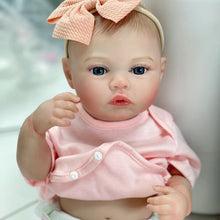 Cargar imagen en el visor de la galería, 19 Inch Handmade Realistic Reborn Baby Dolls Girl Lifelike Silicone Baby Doll Handmade Real Life Baby Doll