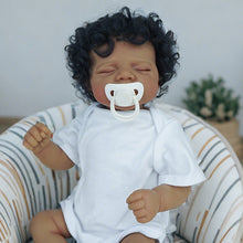 Carica l'immagine nel visualizzatore di Gallery, Pascale 18 inch Adorable Reborn Baby  Soft Cloth Body doll baby gifts Black Skin African American Realistic Baby Doll