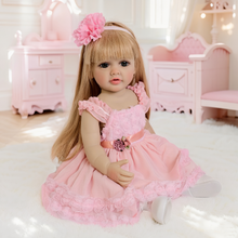 Load image into Gallery viewer, Betty 22 Inch Pink Barbie Princess Doll Collectible Adorable Newborn Baby Doll Beautiful Toddler Lifelike Reborn Girl Full Vinyl Body Doll