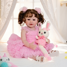 Cargar imagen en el visor de la galería, Reborn baby dolls Nova Handcrafted Reborn Ultra-Realistic Silicone Newborn Collector's Art Handmade weighted reborn doll for grief therapy CE certified