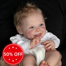 Load image into Gallery viewer, 20 Inch Cuddly Toddler Reborn Baby Doll Girl Cloth Body Lifelike Newborn Baby Doll