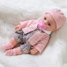 Load image into Gallery viewer, 12-Inch Magnetic Pacifier & Waterproof Reborn Baby Doll - Changeable Outfits with Hat & Socks | Realistic Collectible Doll for Kids & Collectors