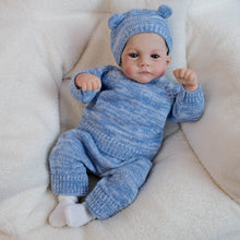 Carica l'immagine nel visualizzatore di Gallery, Pinky Reborn 19" Soft Body Twin Dolls in Gift Box Hand-Painted Reborn Twin Baby Dolls Set