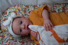 Cargar imagen en el visor de la galería, 19inch Realistic Reborn Baby Doll Handmade Lifelike Soft Cloth Body Baby Dolls Girl Gift for Kids