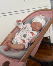 Load image into Gallery viewer, 20 Inch Reborn Baby Doll Hand-Painted Closed Eyes Vinyl Limbs & Head Soft Cloth Body Magnetic Pacifier Realistic Newborn Doll