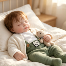 Laden Sie das Bild in den Galerie-Viewer, Adorable 18" Sleeping Reborn Baby Doll - 3 Cute Styles, 1.2kg Lifelike Weight, Full Newborn Set Included, Perfect Cuddle Companion & Gift